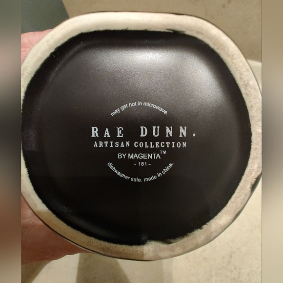 EUC Rae Dunn DAD Black Matte Artisan Collection Coffee Mug by Magenta - Picture 4 of 6